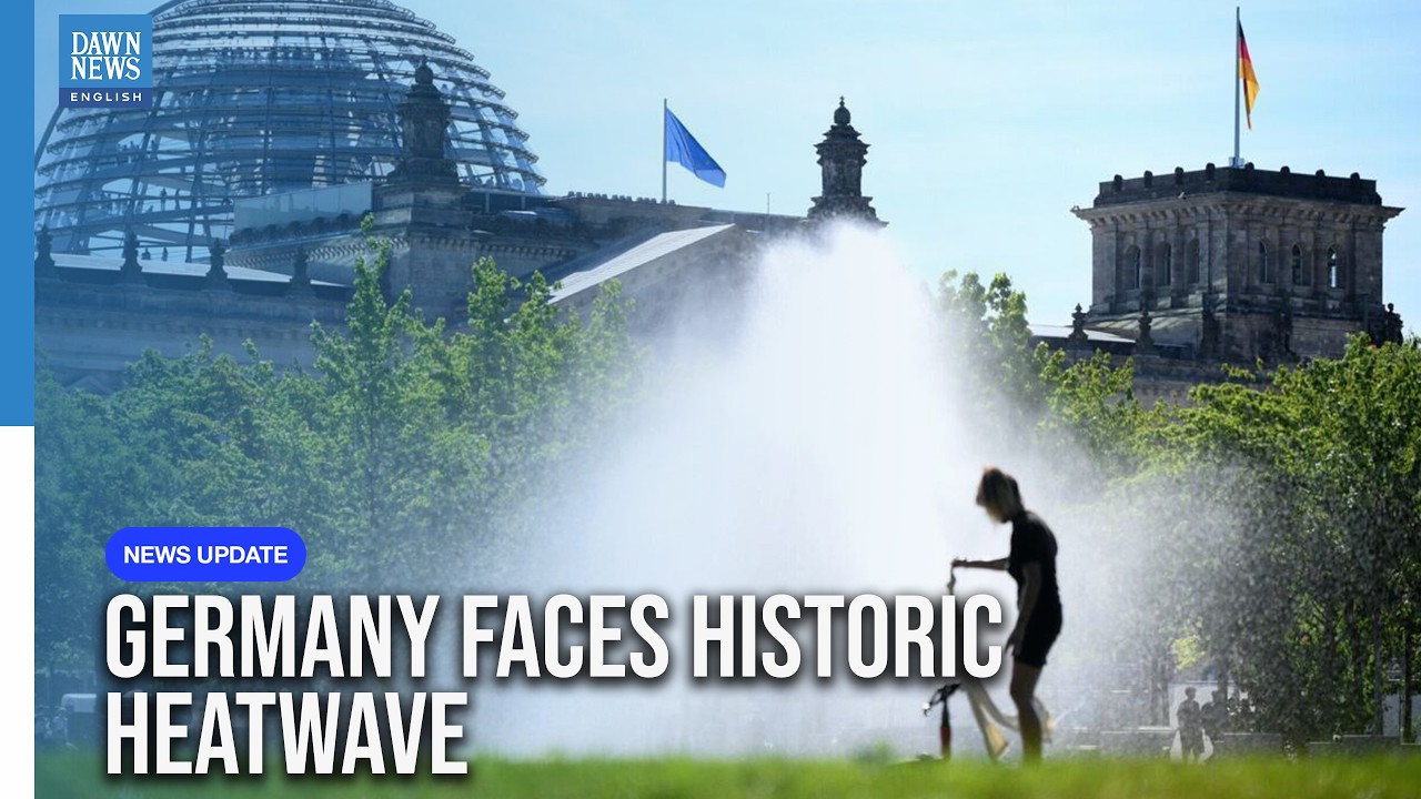Germany Records Soaring Temperatures as European Heatwave Pushes Further East | Dawn News English