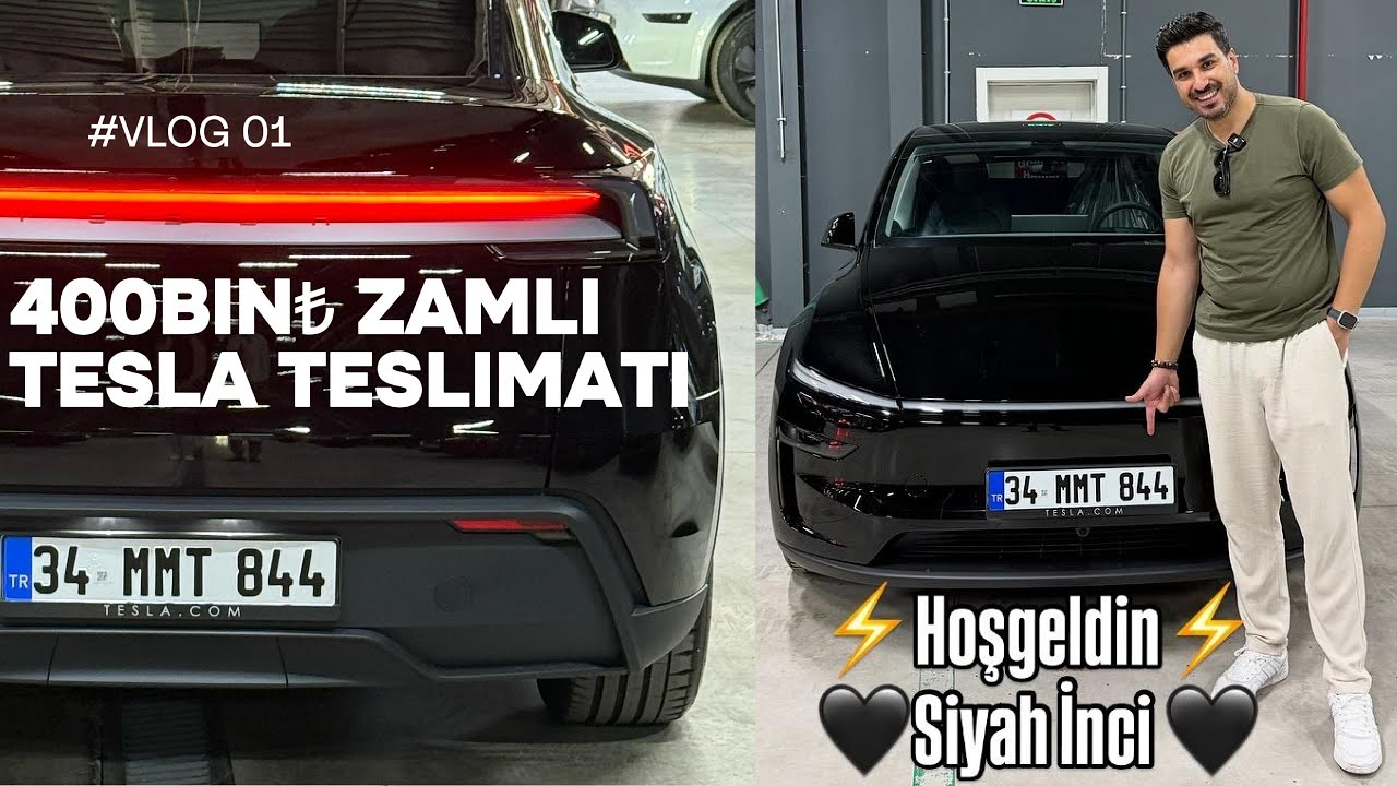 400bin₺ Zamlı | Ankara Tesla Teslimatı | Siyah İnci | İlk Şarj
