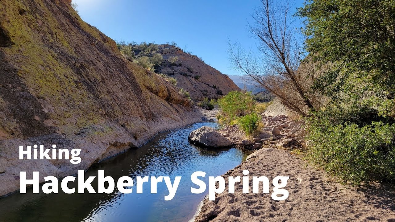 Hiking to Hackberry Spring - Superstition Mountains - AZ