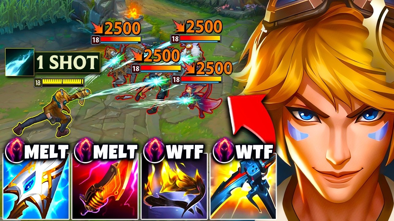 Ezreal but I'm full lethality and my Q just one shots you (DODGE Q OR DIE)