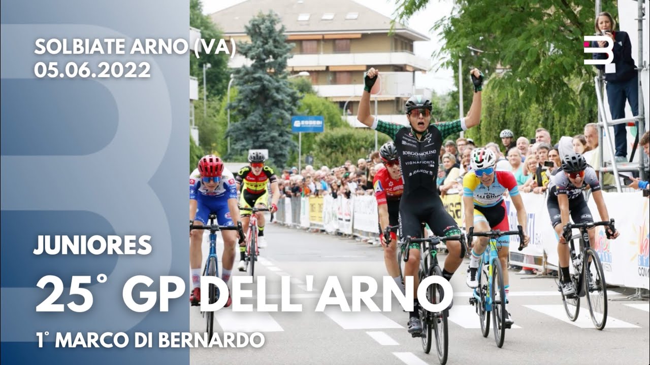 Marco di Bernardo (Borgo Molino Vigna Fiorita) vince il GP dell'Arno per juniores