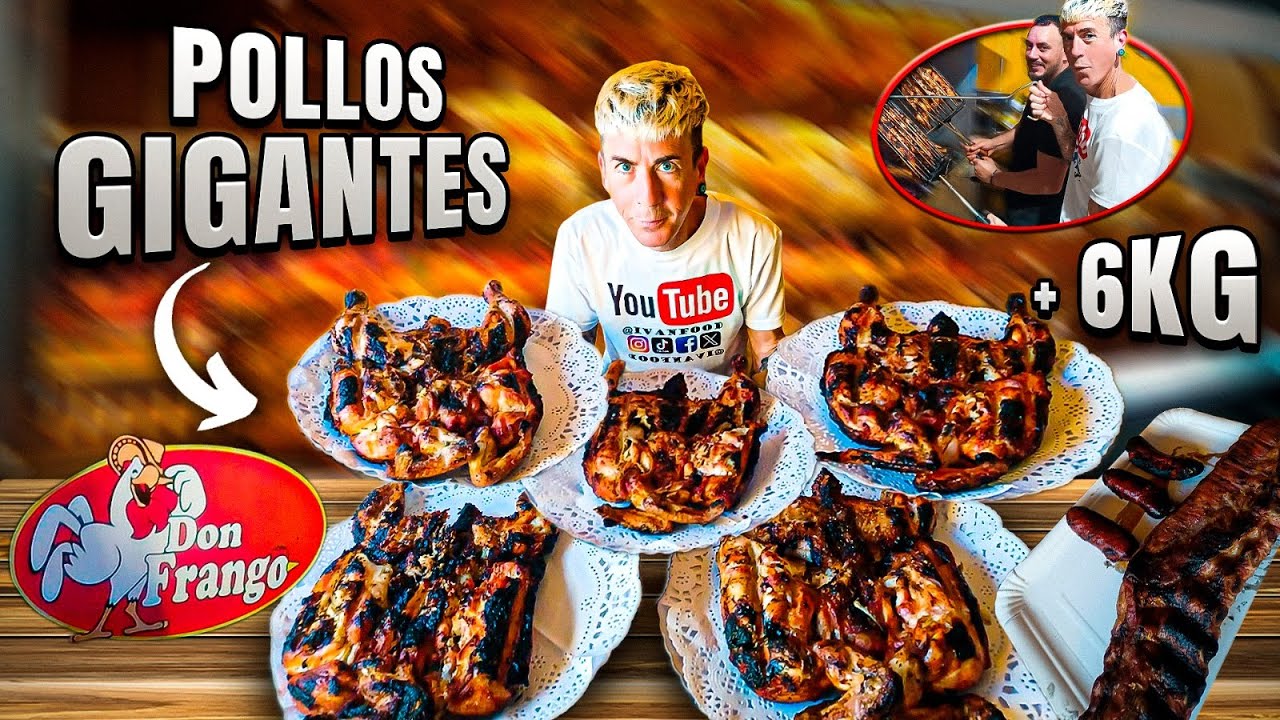 ¿CUÁNTOS POLLOS ENTEROS ASADOS PODRÉ COMER? +6KG de CARNE *nunca he comido tanto 15.000KCAL