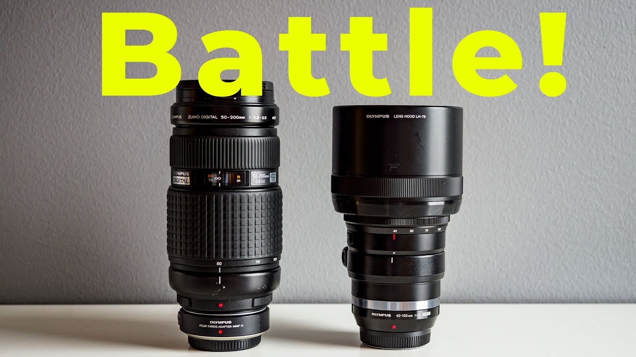 Olympus 40-150mm f2.8 против 50-200mm f2.8-3.5 [Подойдет ли СТАРЫЙ объектив НОВОМУ?]