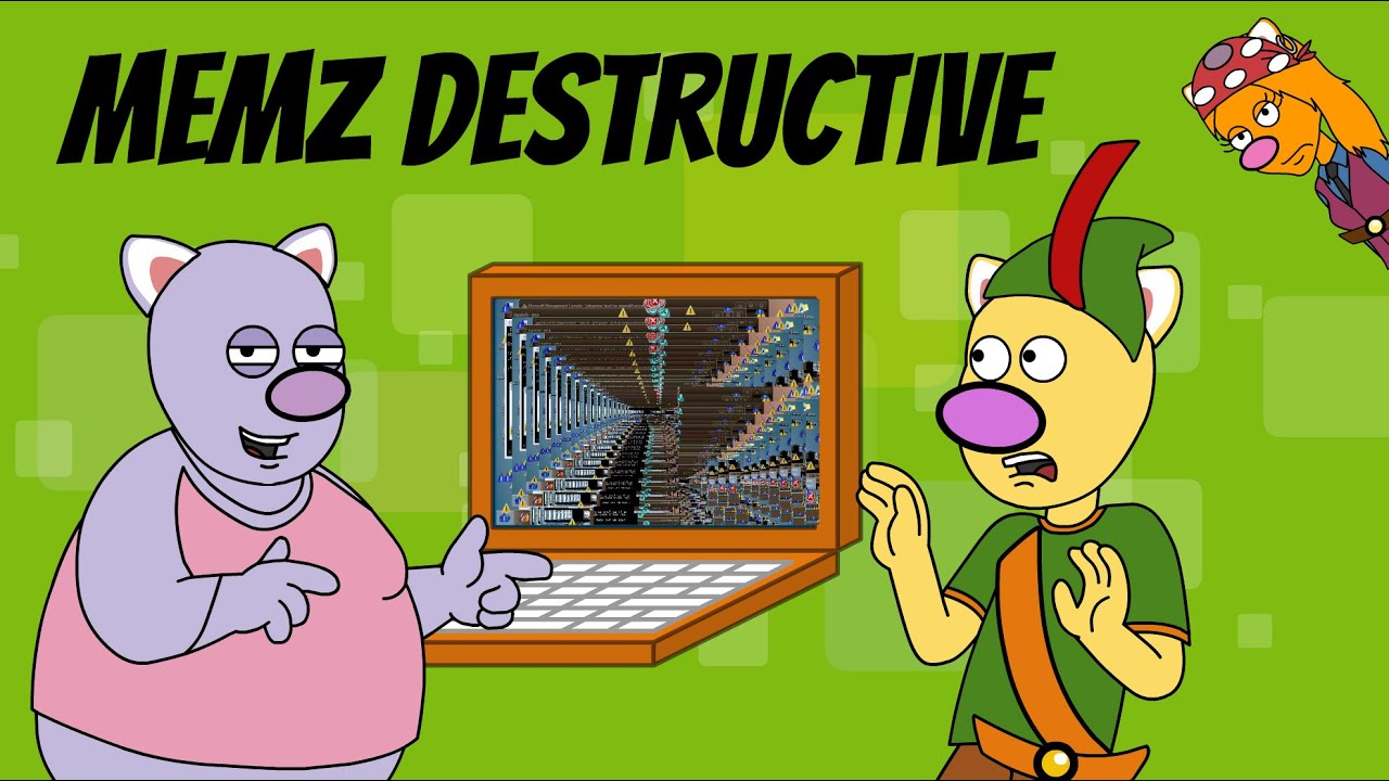 Ronald Runs MEMZ DESTRUCTIVE on Nature Cat's Laptop/Grounded BIG TIME