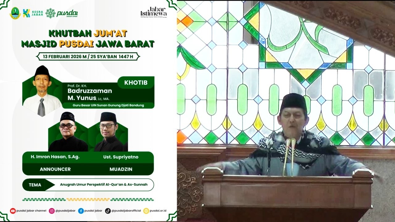 KHUTBAH JUM'AT MASJID PUSDAI 13 FEB 2026
