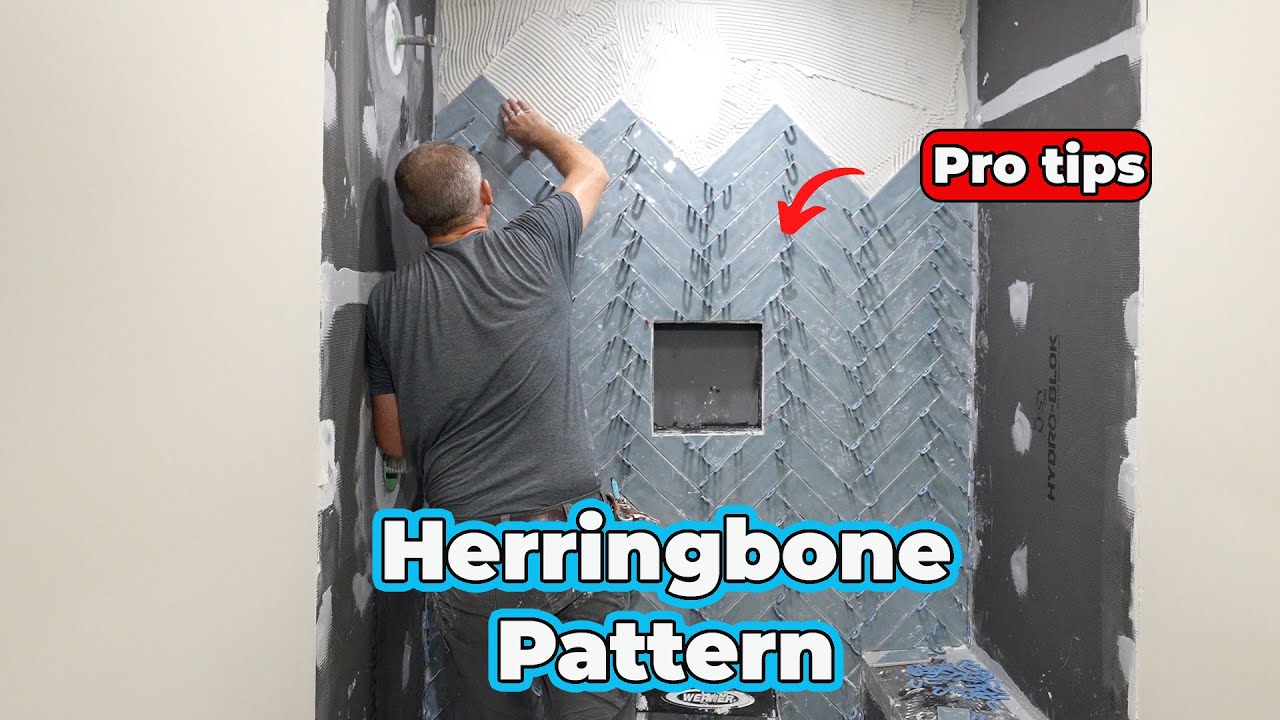 Subway Tile Herringbone Pattern