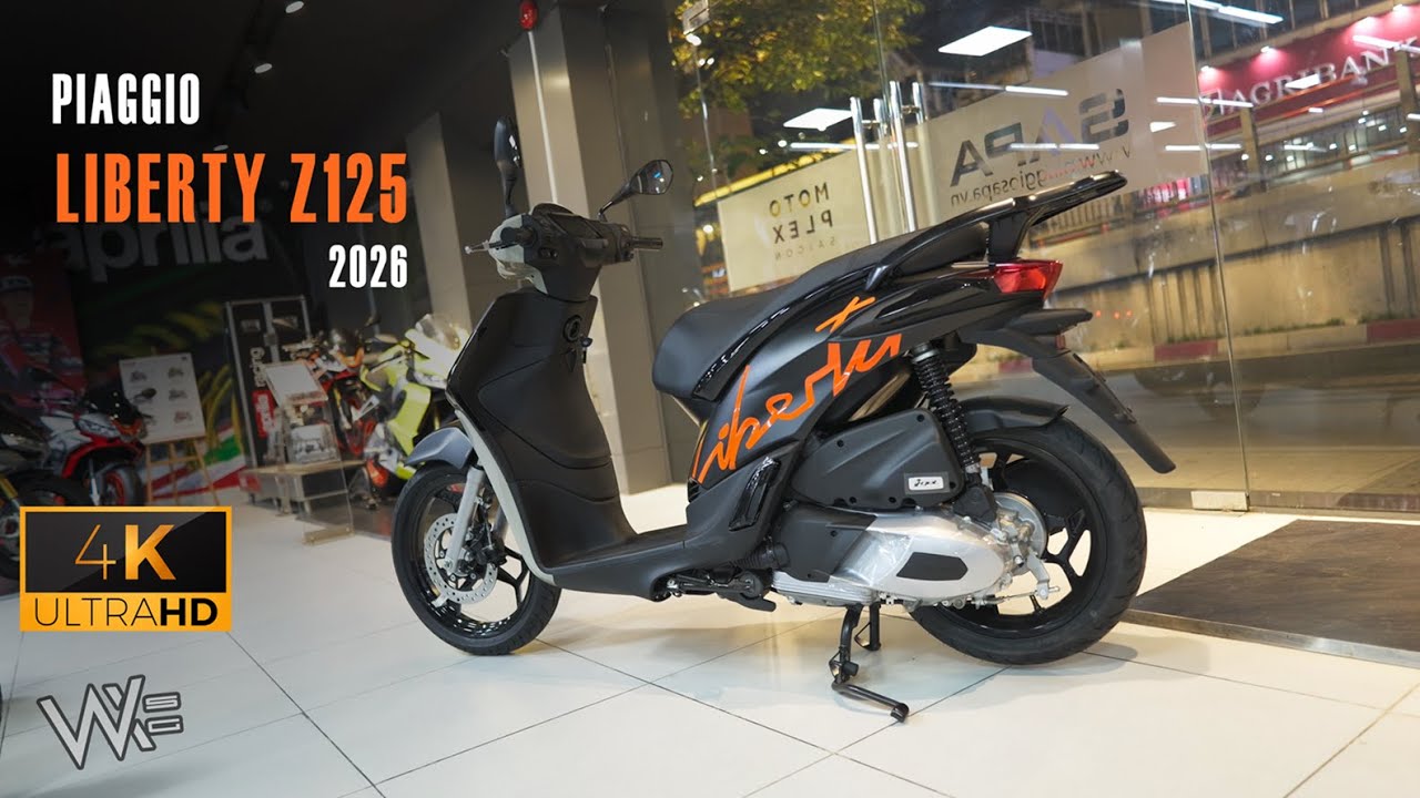 PIAGGIO LIBERTY Z125 2026 - URBAN SAND - ОБЗОР КАТЕРА