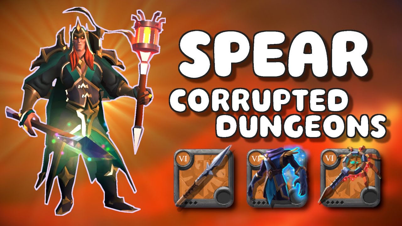 One-handed Spear in Corrupted Dungeons | Albion Europe