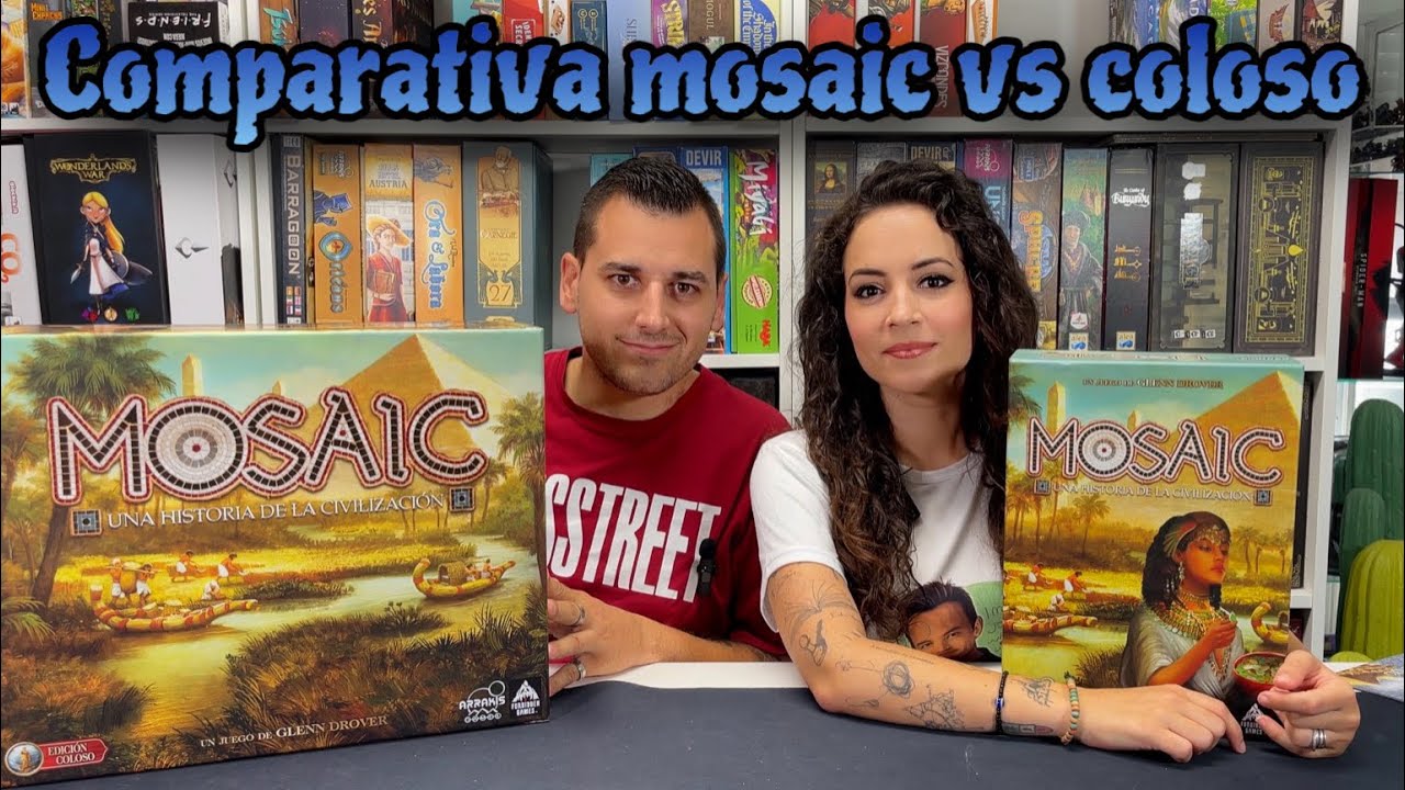 Comparativa Mosaic versión normal vs coloso