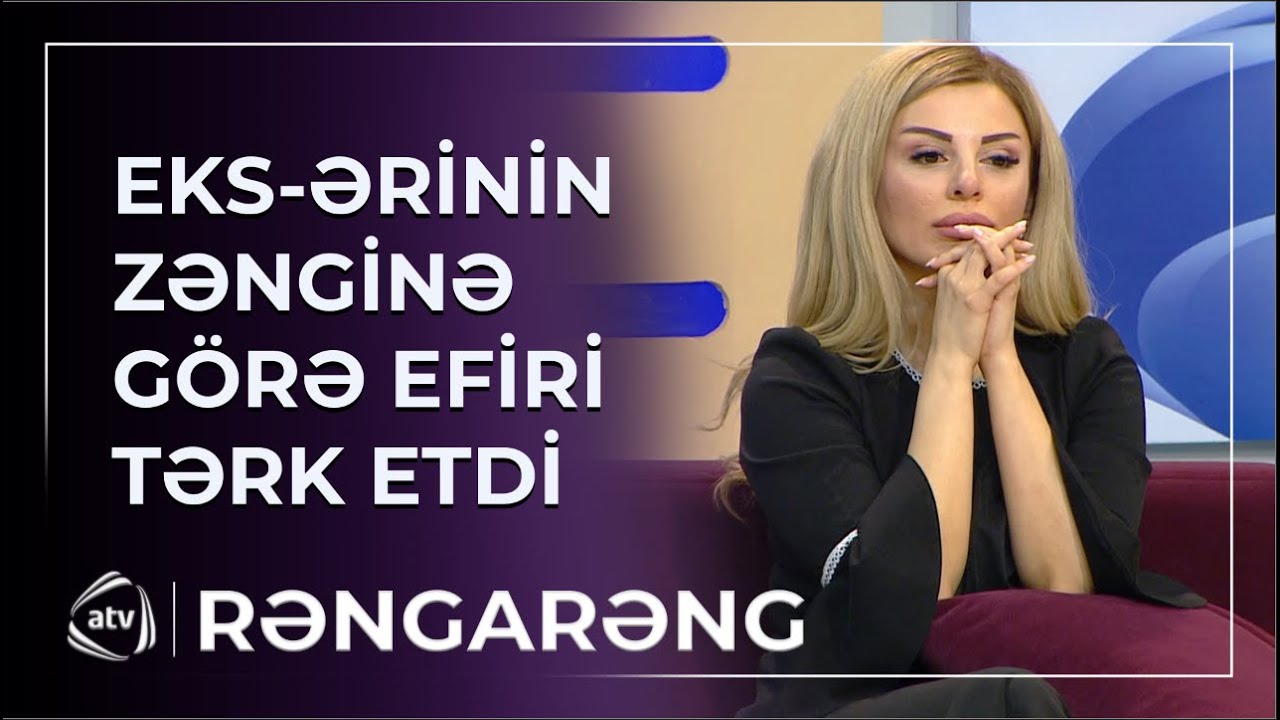 Ər adı çəkilən kimi Əminə studiyanı TƏRK ETDİ / Rəngarəng