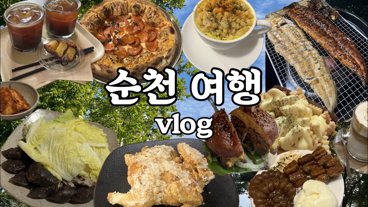 6박 7일 순천여행 브이로그 | 일주일 동안 순천 여행 완벽 총정리✨| 가성비 숙소, 뚜벅이 여행 |남녘들밥상|브루웤스|순천양조장|순복식당|조훈모베이커리|풍미통닭|벽오동|힉