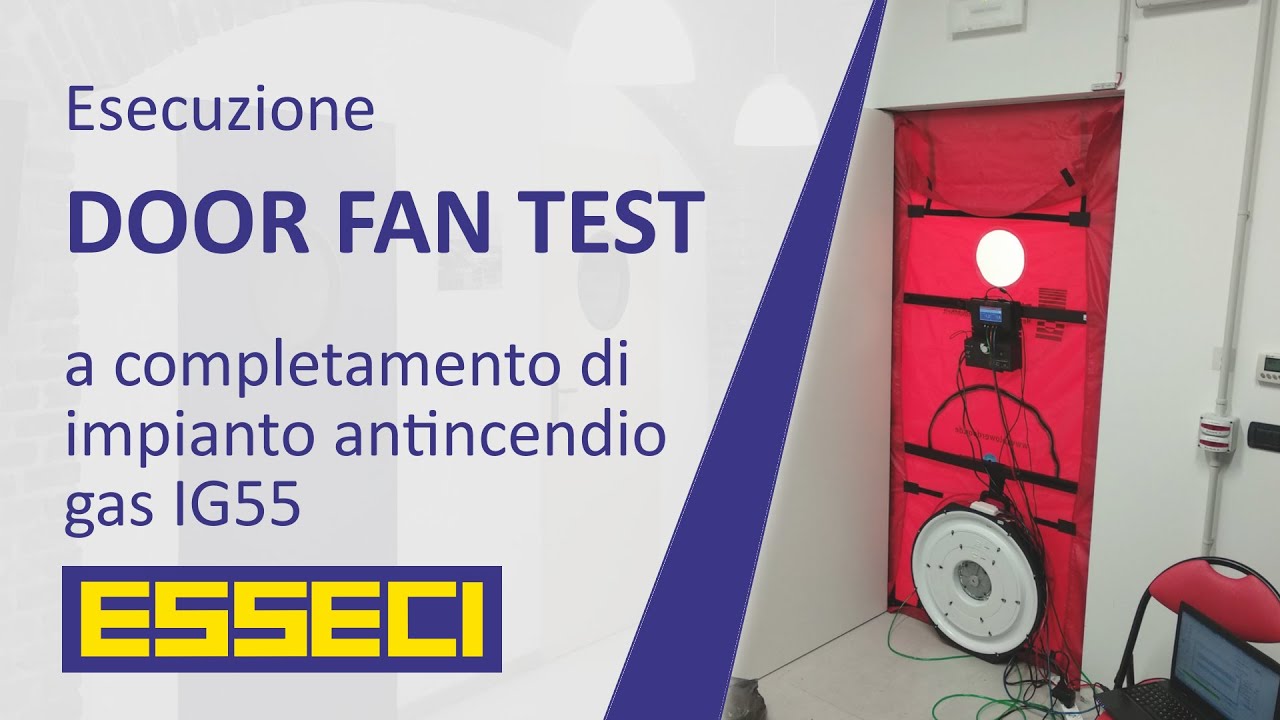 Door Fan Test Antincendio