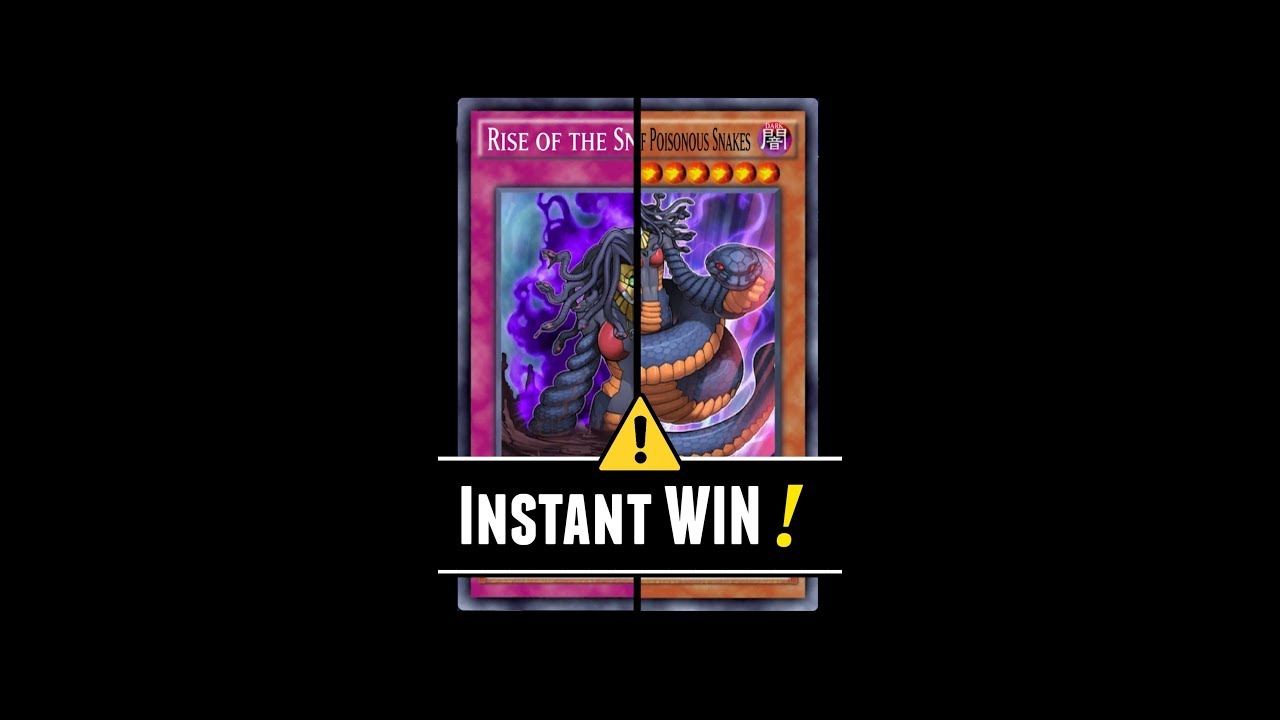 Yugioh Duel Links - Instant WIN! Vennominaga The Deity of Poisonous Snakes!