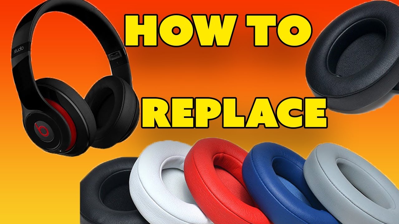 Как заменить амбушюры Beats Solo