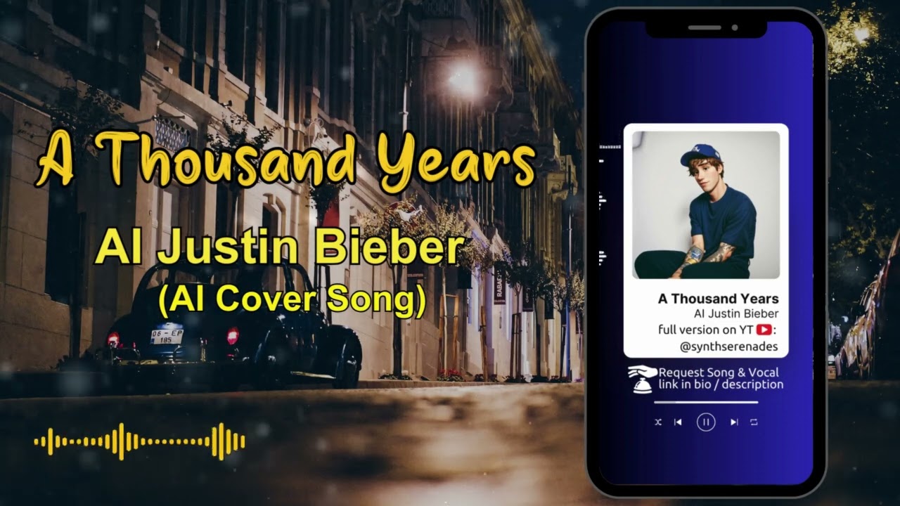 A Thousand Years  - AI Justin Bieber (AI Cover Song)