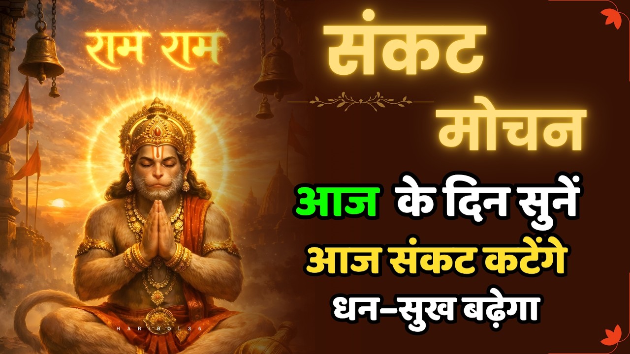 सभी संकट तुरंत दूर होंगे, यह संकटनाशक मंत्र सुन लो | Sankat Mochan Hanuman Mantra #SankatMochan