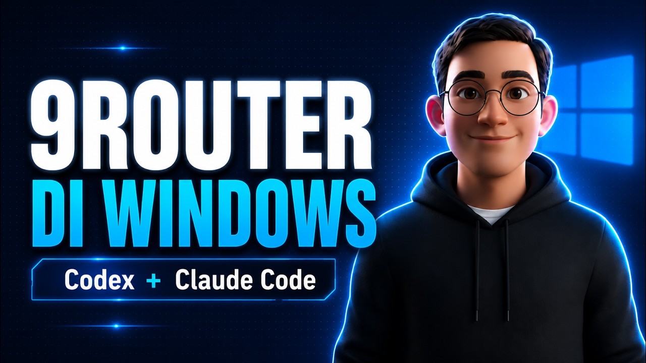 Cara Setup 9router Local di Windows untuk Codex dan Claude Code