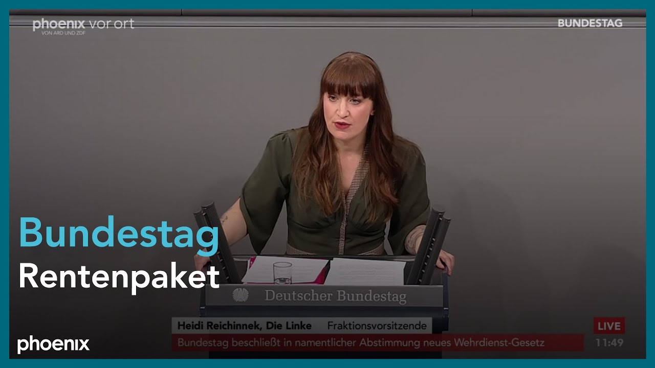 Bundestagsdebatte zum Rentenpaket am 05.12.25