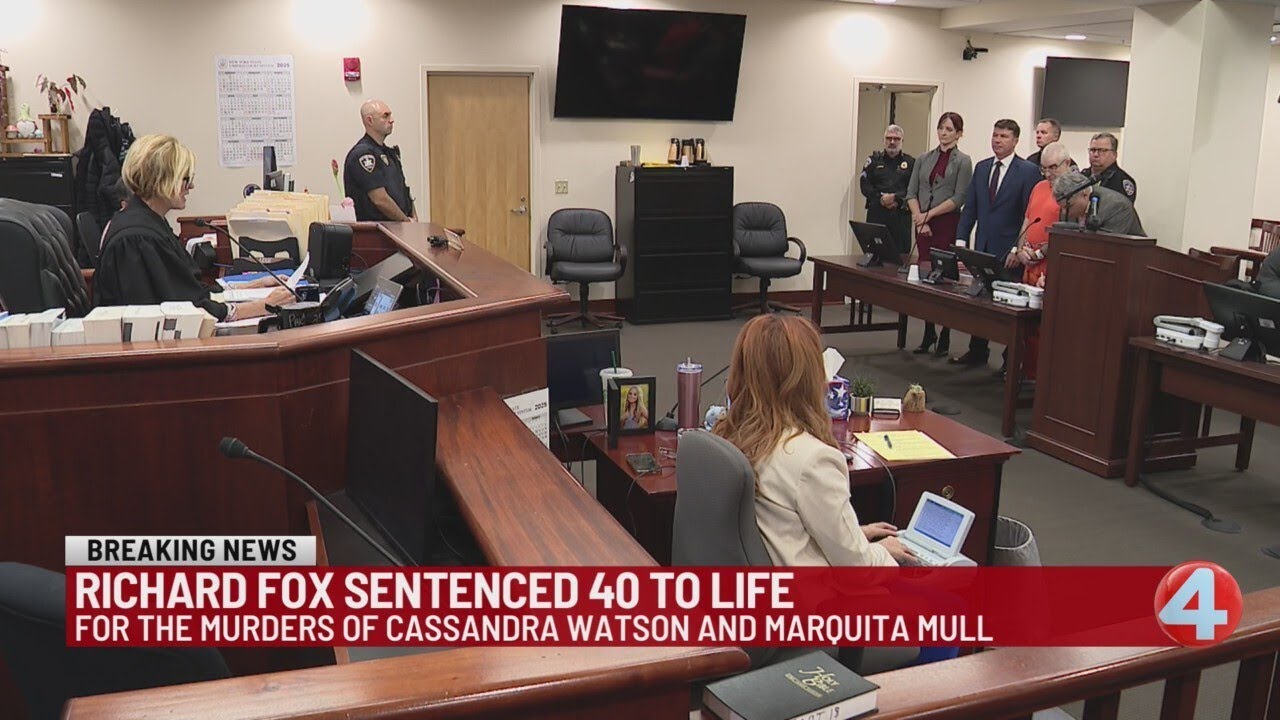 Richard Fox sentenced for killing 2 women, hiding bodies in Chautauqua County
