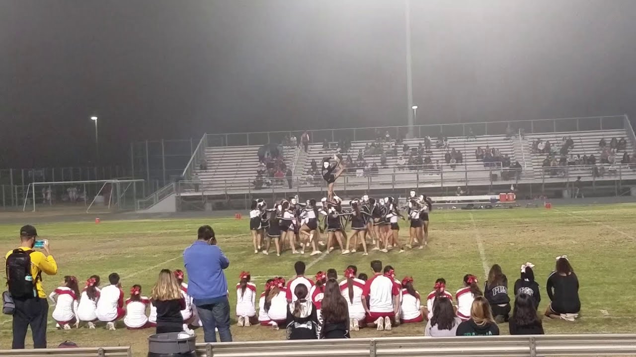 Pacifica high school cheer halloween performance 2017