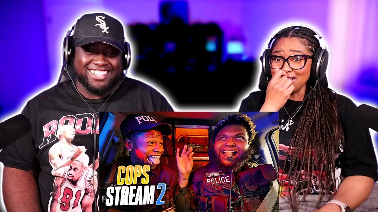 Kidd and Cee Reacts To Druski & Rakai Cops Stream 2