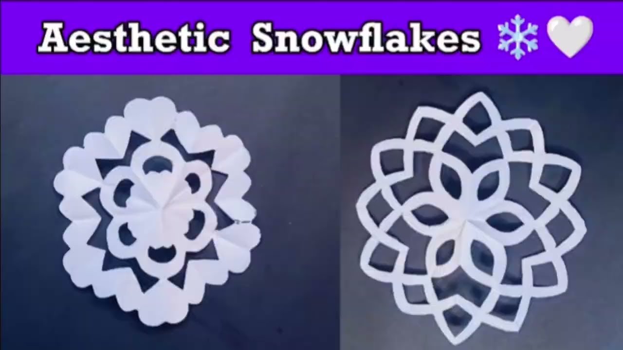 2 Snowflake DIYs You Must Try | Easy & Beautiful ❄✂️ 