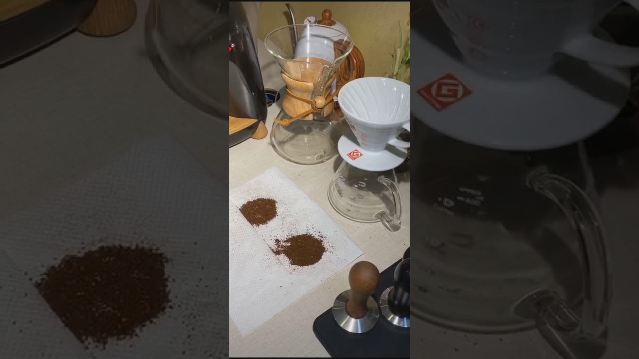 كيف تحضر كوب قهوة على (اداة v60 ) بشكل احترافي !