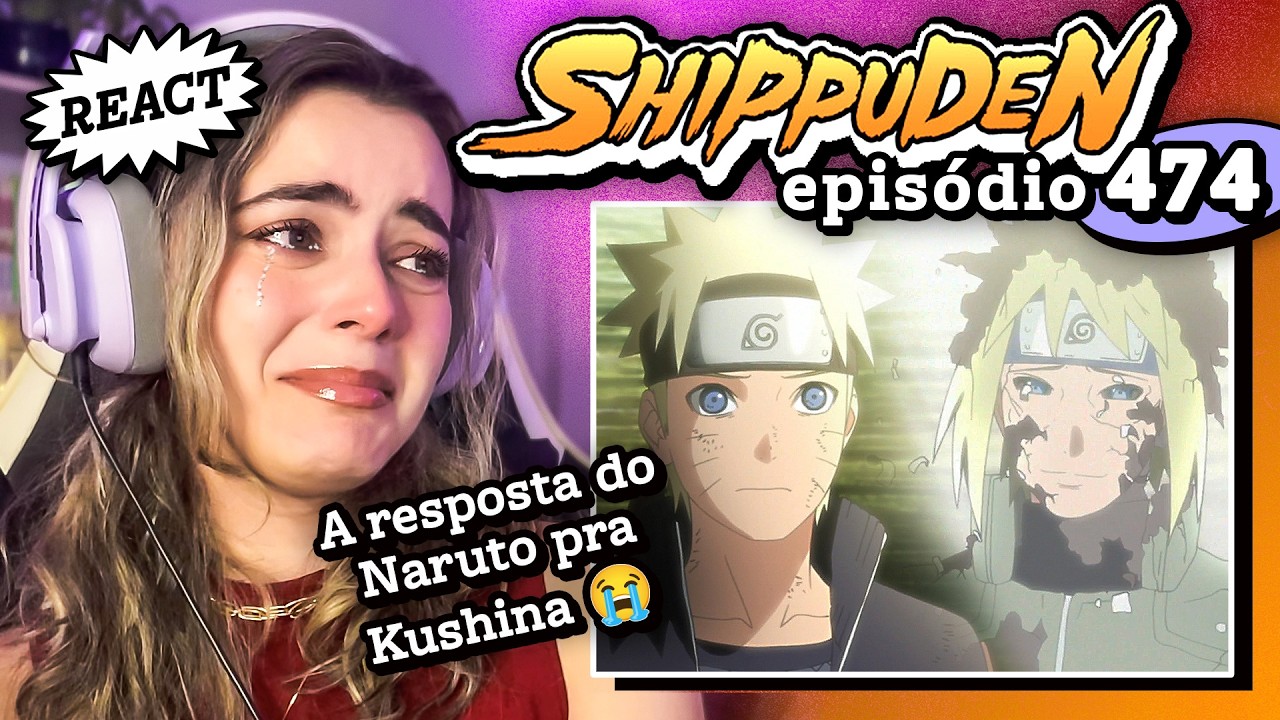 Esse é o bonde das despedidas (e das lágrimas) 😭 // React Naruto Shippuden 474