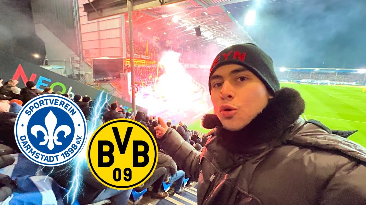 Erstes Mal am BÖLLENFALLTOR⚜️💙🤍Sancho COMEBACK🔥| SV DARMSTADT vs BORUSSIA DORTMUND | Stadionvlog