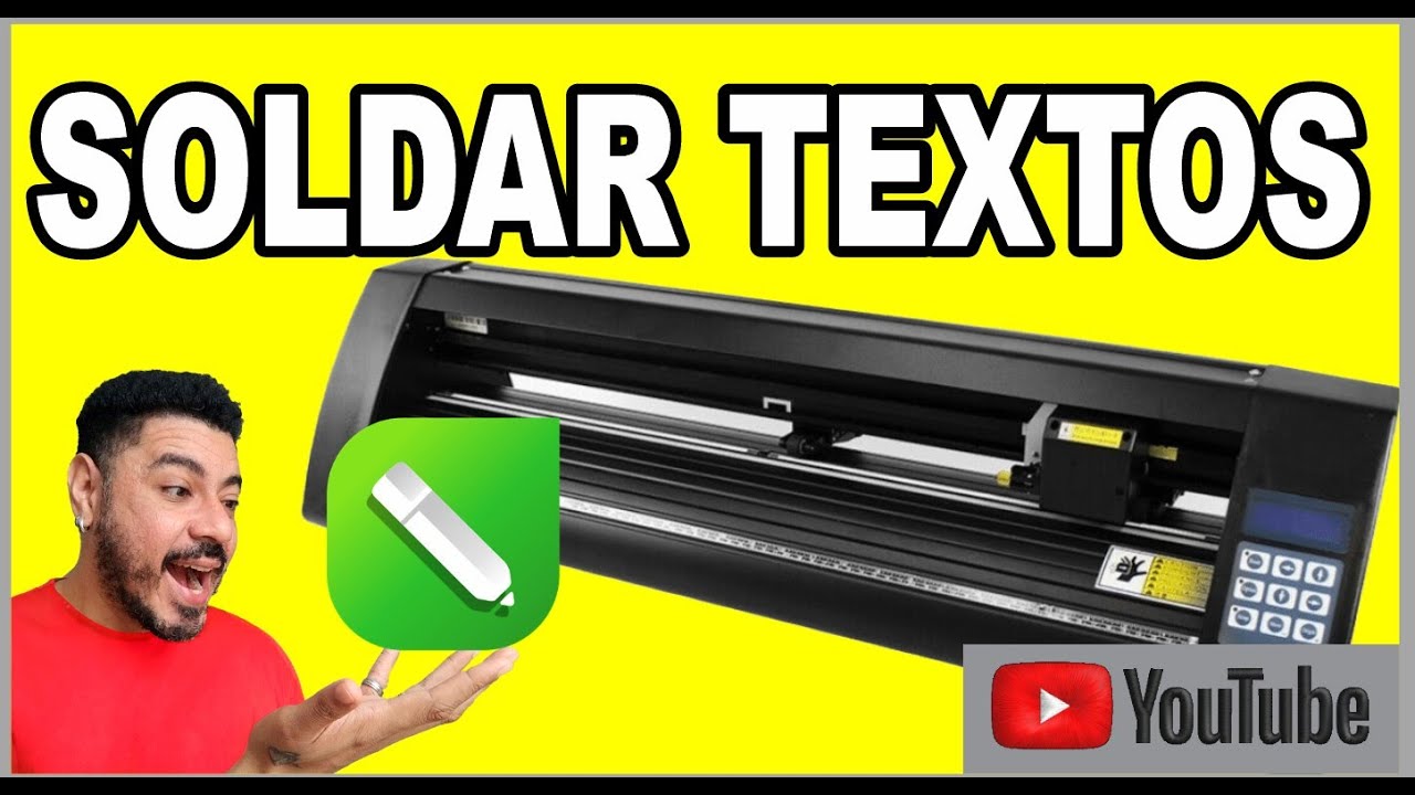 Como Soldar TEXTOS para Recorte nas Plotters CorelDRAW
