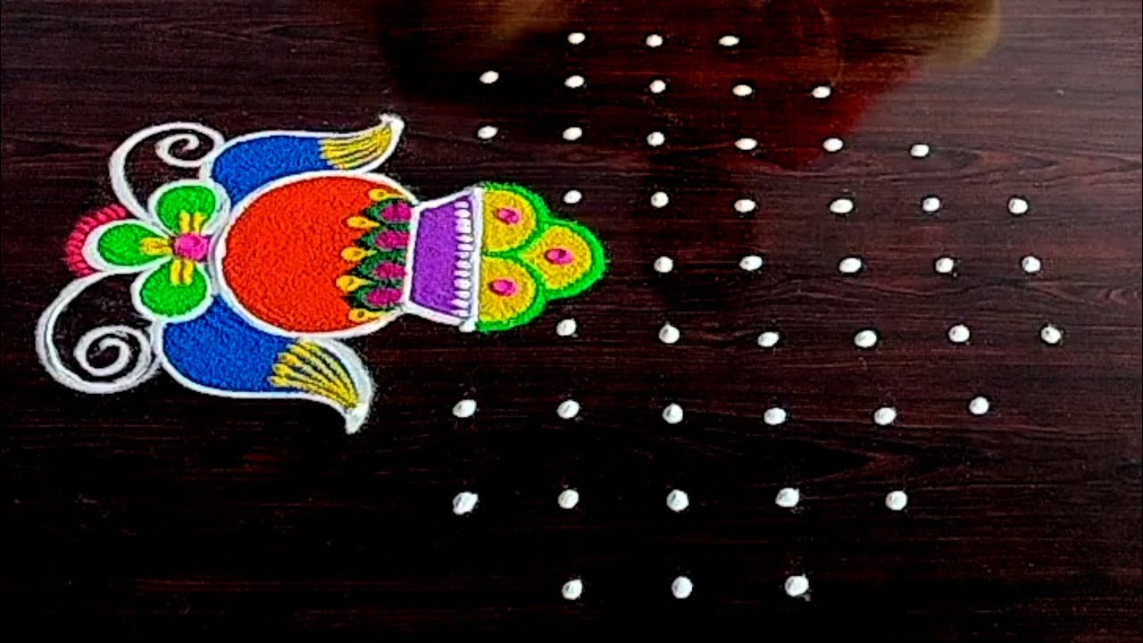 Pongal Rangoli Designs 🌹 Pongal Pot Rangoli 🌹 Bhogi Kundala Muggulu 🌹 Pongal Rangolis 🌹 Pongal festi