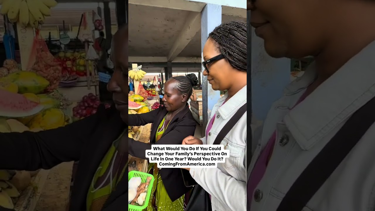Eating fresh food daily in Kenya