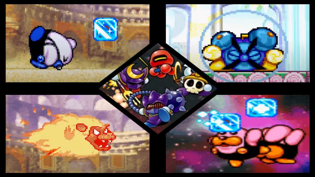 Kirby Nightmare In Dream Land All Mid-Bosses