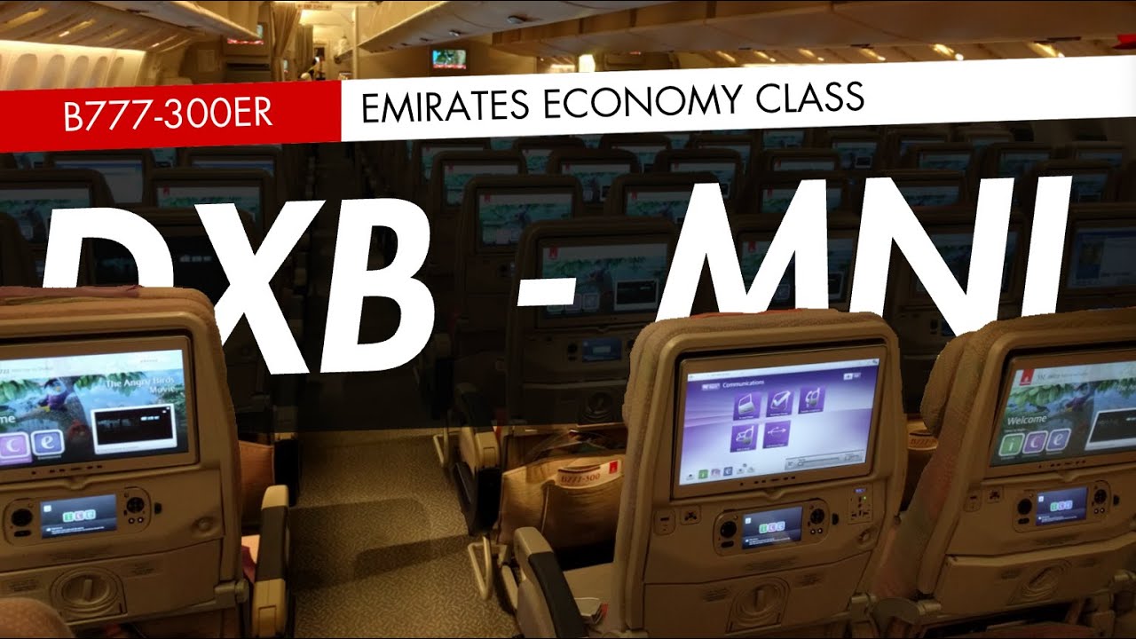 Emirates B777-300ER | Dubai to Manila | Economy | EK 334