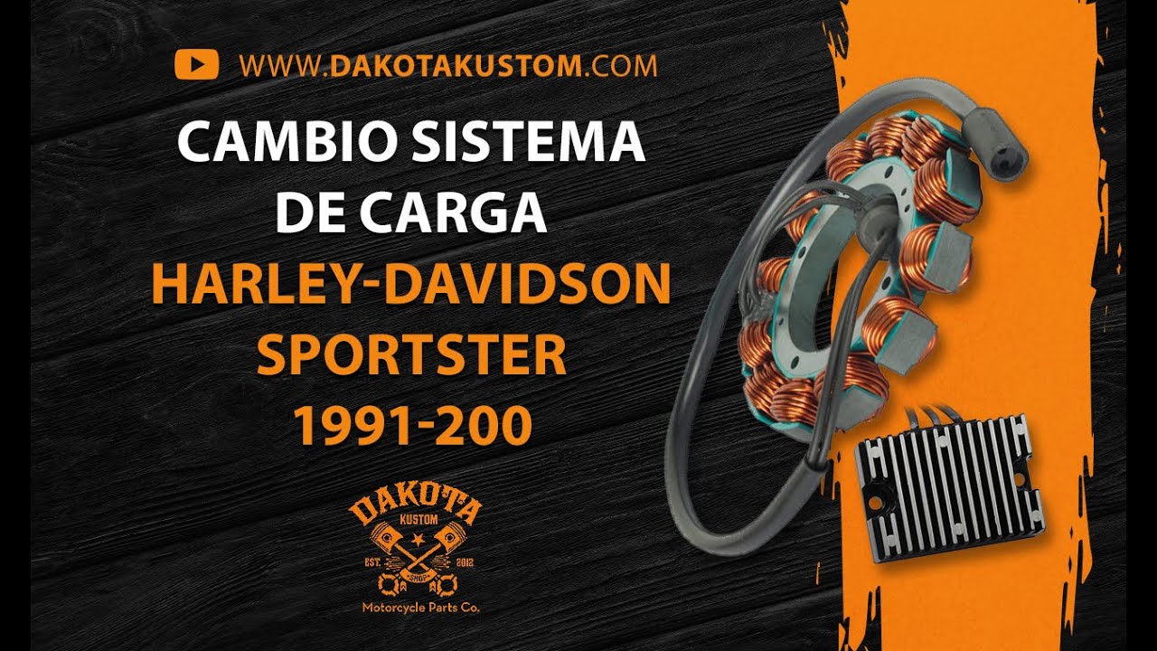 Cambio Sistema de Carga Harley-Davidson Sportster 1991-2003 - Dakota Kustom