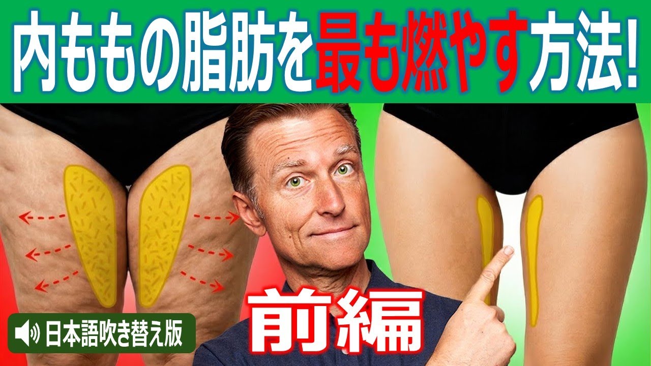 《前編》内ももの脂肪を最も燃やす方法 — セルライト除去!【筋肉、アンチエイジング、ライフスタイル、インスリン抵抗性】ドクター・バーグ