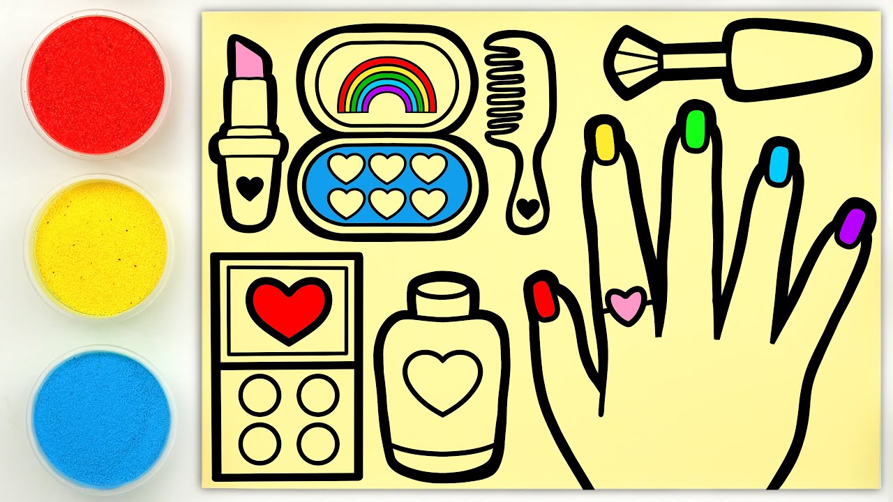 Sand painting Makeup beauty + more Children's Videos for Kids