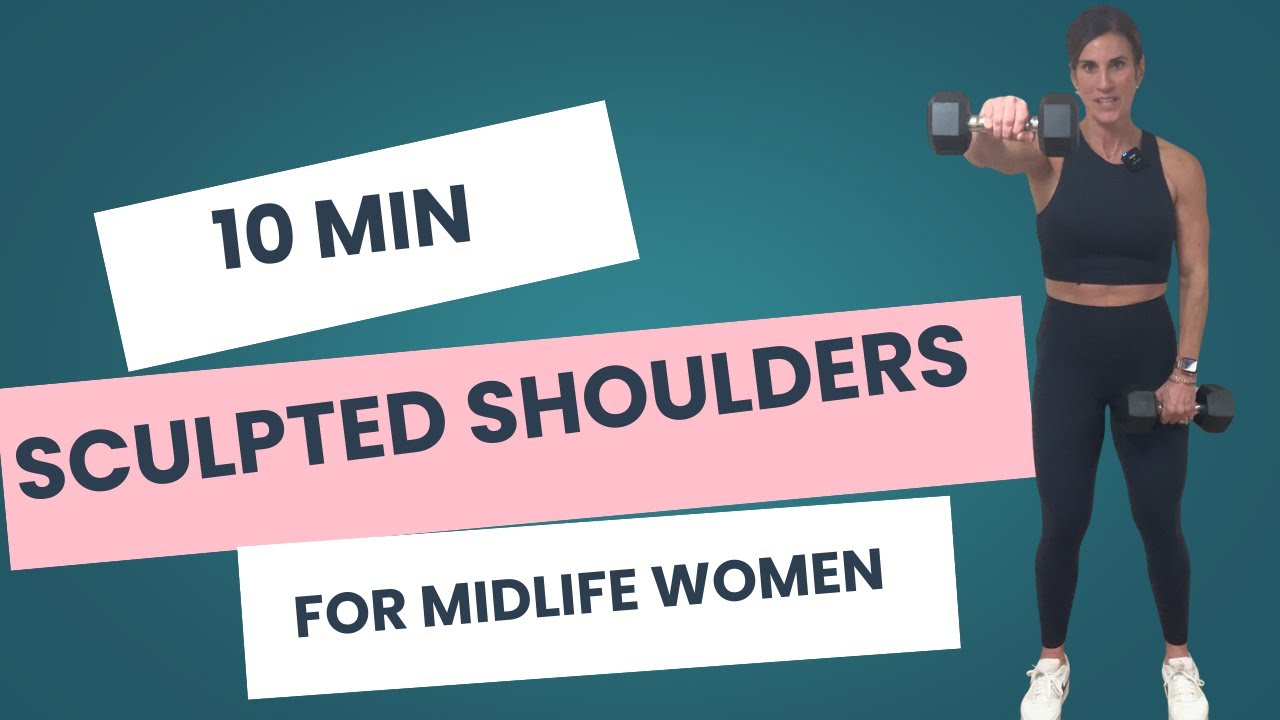 10-Minute Shoulder Sculpt Workout for Women in Midlife | Toned Arms & Upper Body Strength