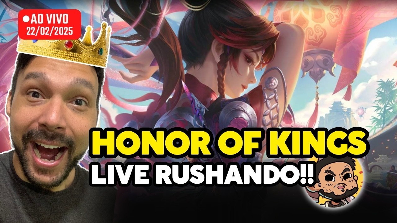 🔴LIVE | HONOR OF KINGS - Rushando antes do CHOKBR