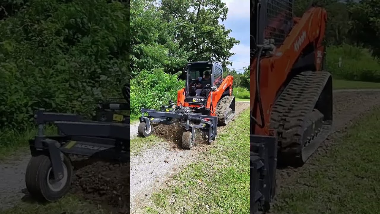 It Turns Over The Gravel! #graveldriveway #drivewayprofessionals