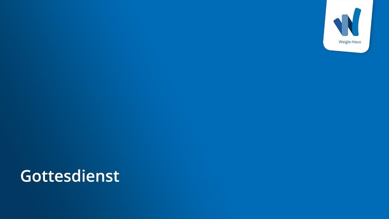 Gottesdienst im Weigle-Haus | Claudio Gnypek | 23.11.2025
