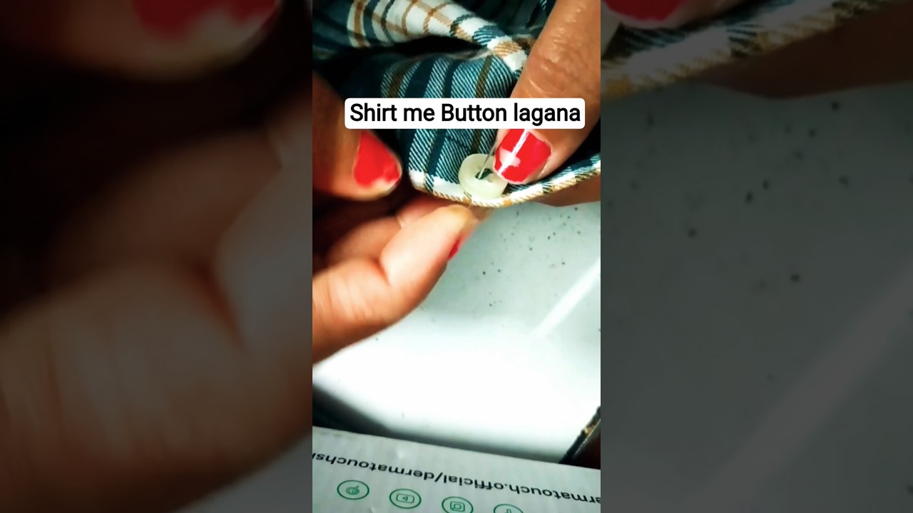 Shirt Me button lagana sirf 2 min me 