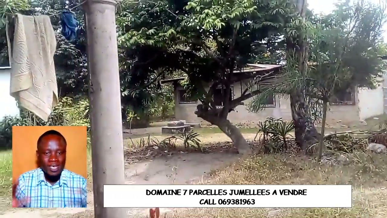 DOMAINE DE 7PARCELLES JUMELLES A VENDRE N1 KELEKELE NGANGA LINGOLO 1KM DU PEAGE/ CONGO BRAZZAVILLE