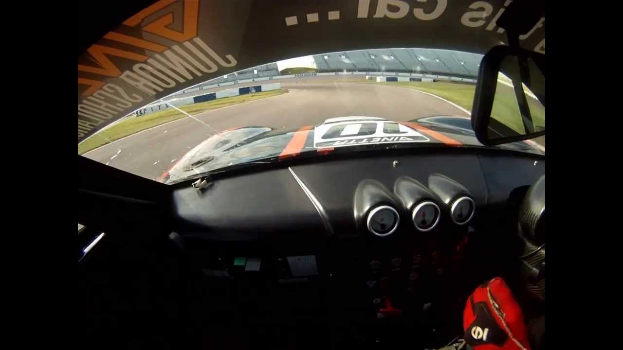 Ginetta Junior onboard at Rockingham