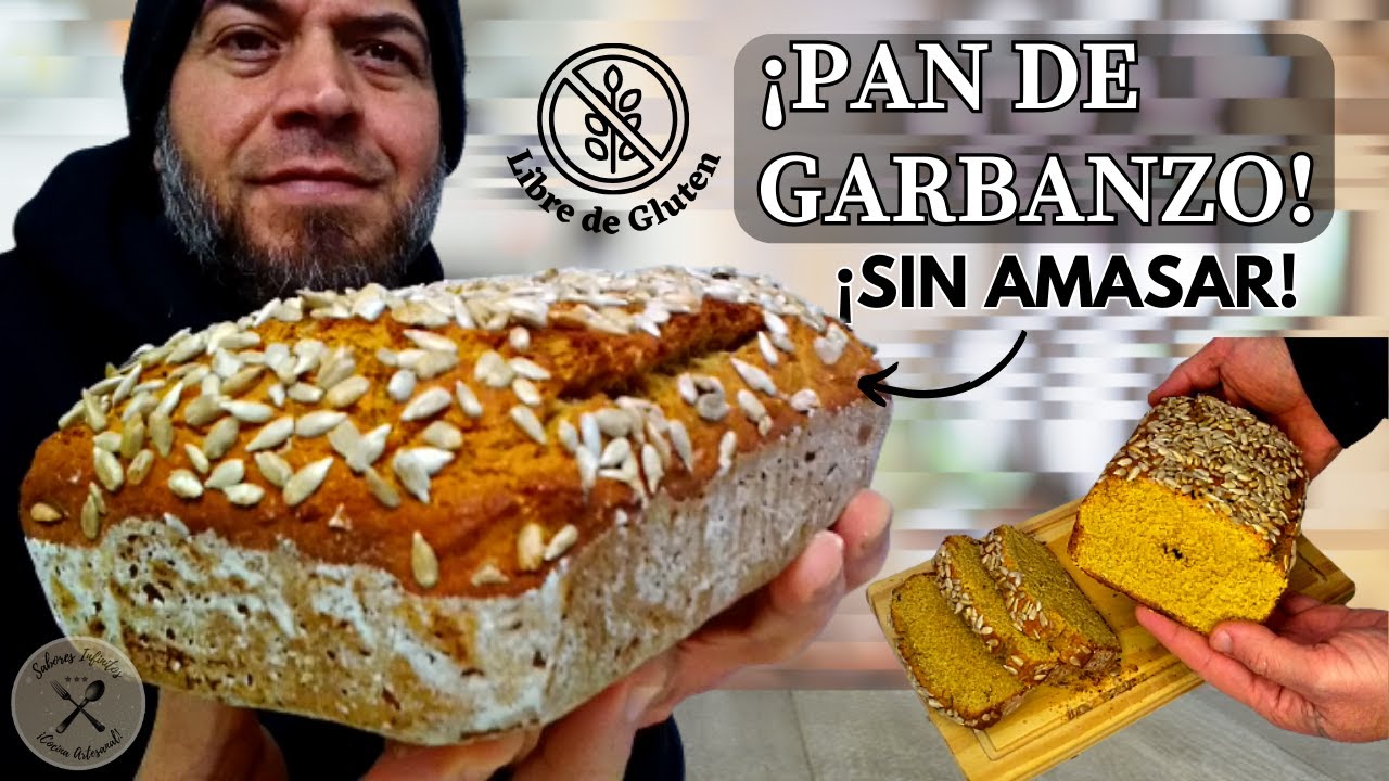 Pan de Garbanzo: ¡La Nueva Tendencia en Panificación Saludable! | Sin gluten | Sin Amasar