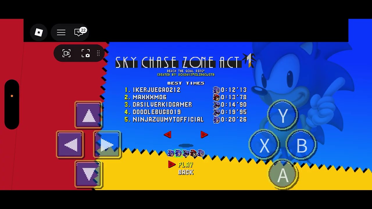 Classic Sonic simulator 