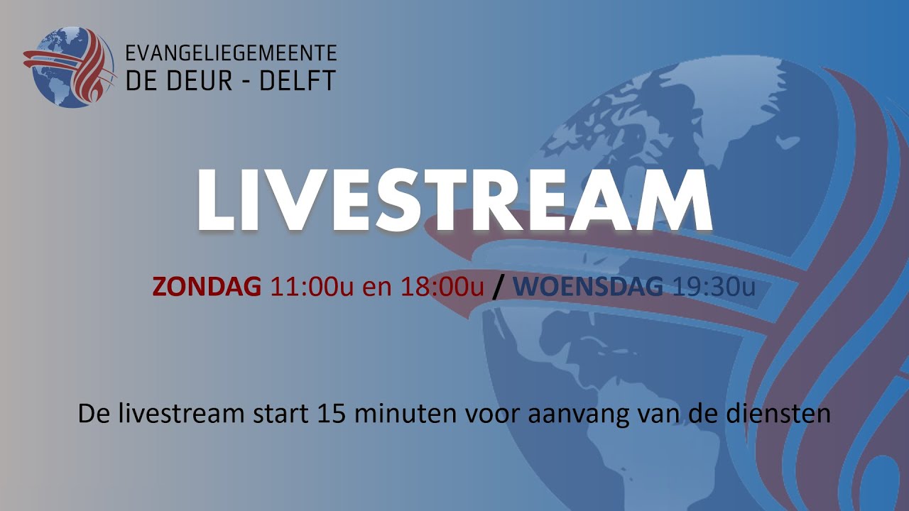 Live kerkdienst: Edwin Jonkhout | zondagavond - 23 november 2025