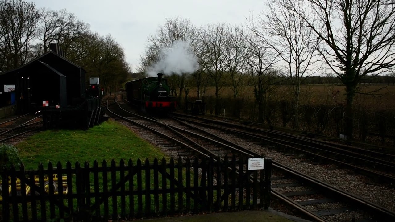 Mid Suffolk Light Railway 1st January 2026 Illingworth 1208 Hudswell Clarke 0-6-0ST