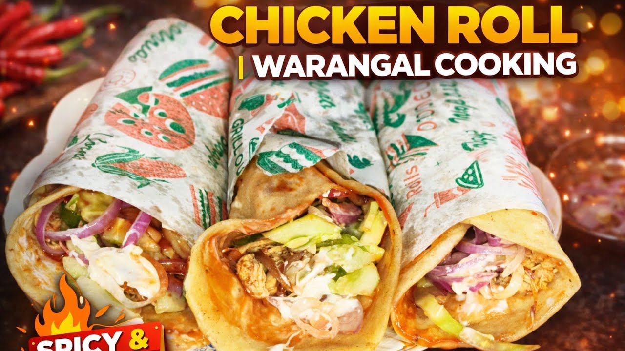 Chicken and vegetable Roll /Healthy And Tasty 😋 /Warangal cooking