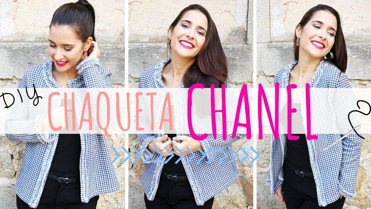 Cómo hacer una CHAQUETA CHANEL DIY: trazar patrón, corte y confección